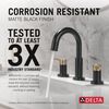 Two Handle Widespread Pull-Down Bathroom Faucet