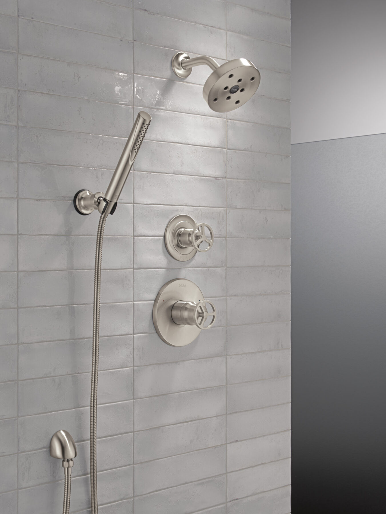 Premium Single-Setting Adjustable Wall Mount Hand Shower