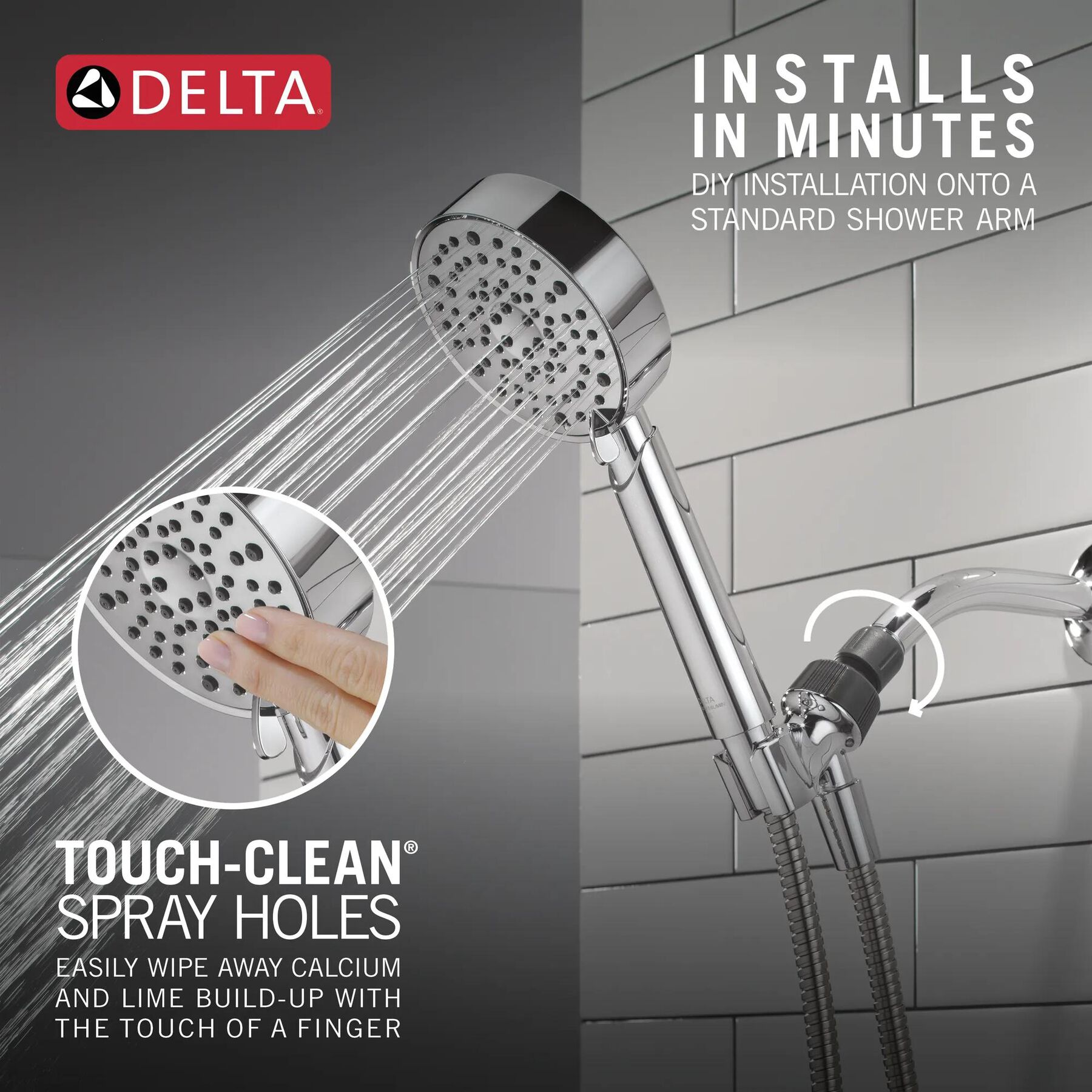 6-Setting Hand Shower