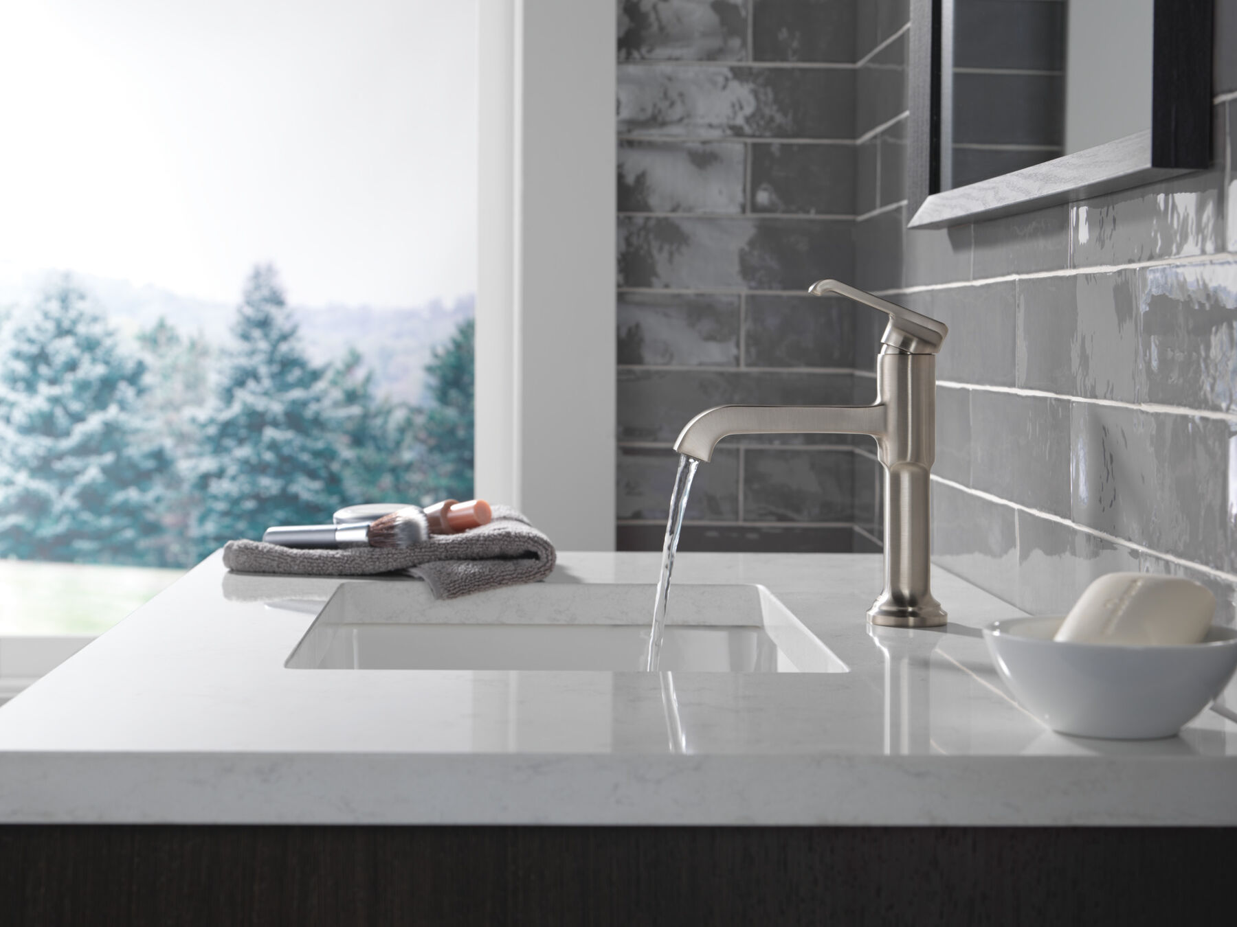 Single Handle Bathroom Faucet (Recertified)