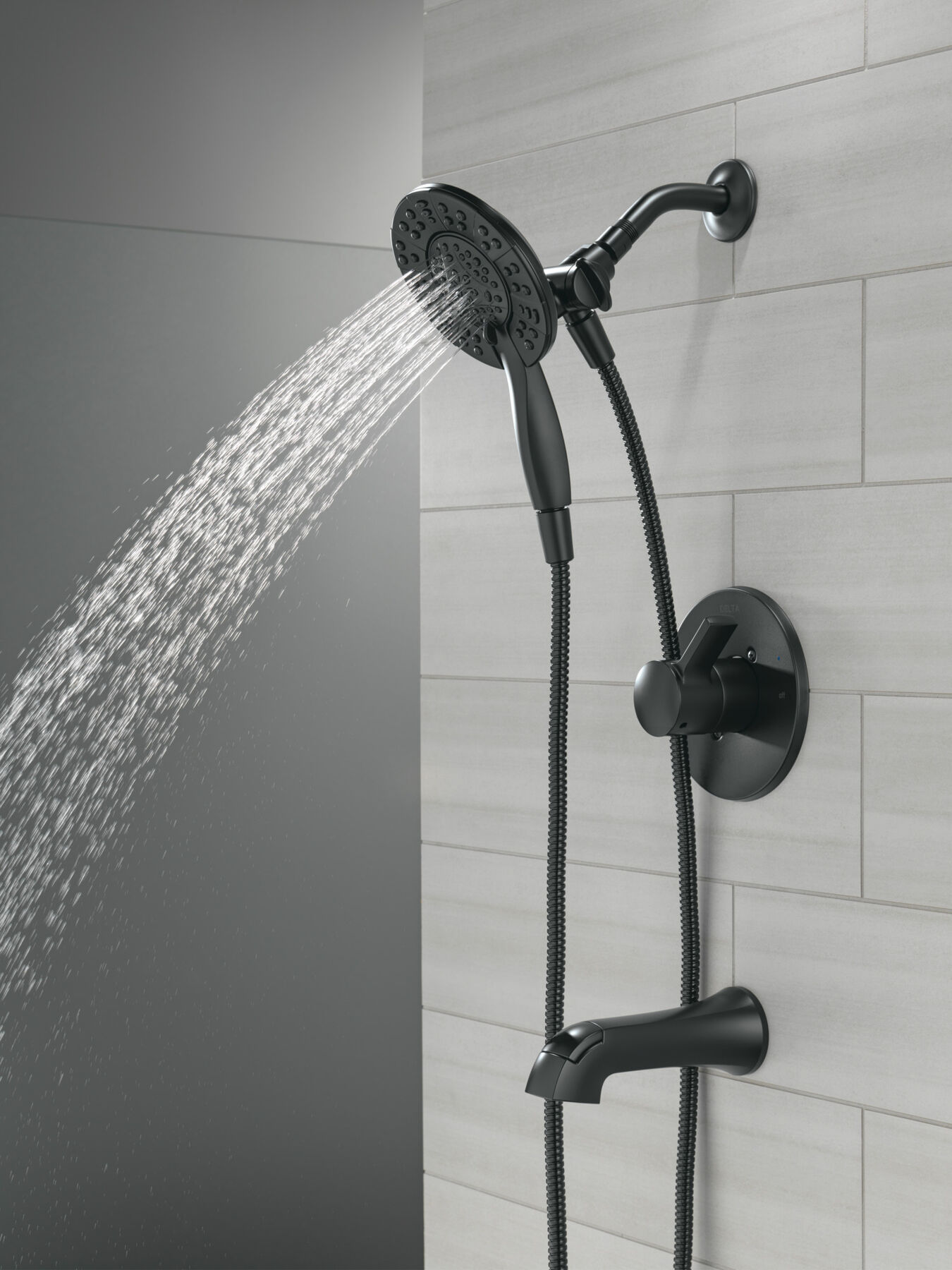 Tub Shower Trim with Universal Rough Bundle