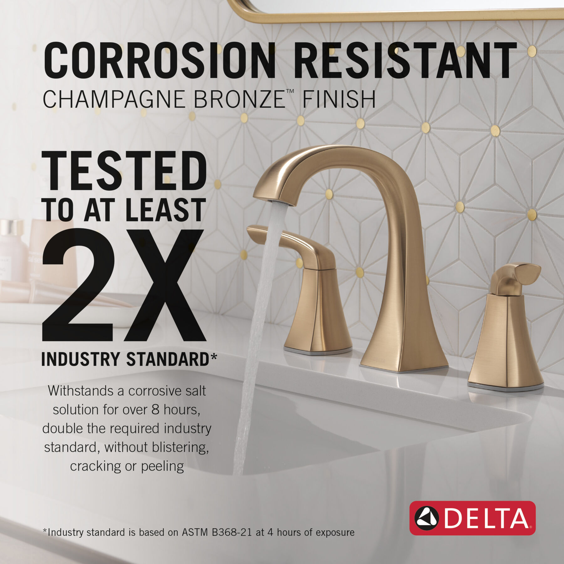 Widespread Lavatory Faucet with 14 Series Tub Shower Trim Bundle