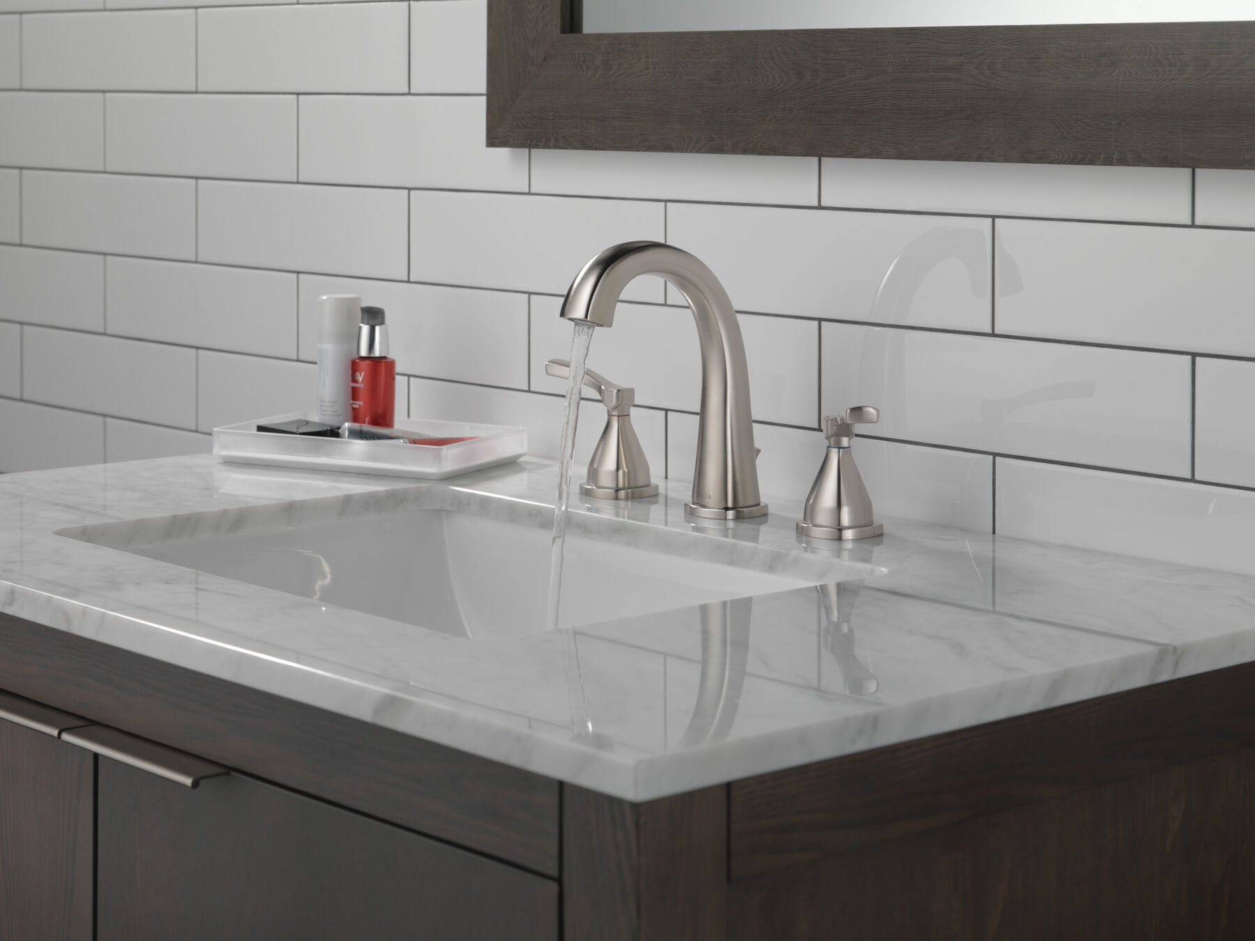 Two Handle Widespread Bathroom Faucet (Recertified)