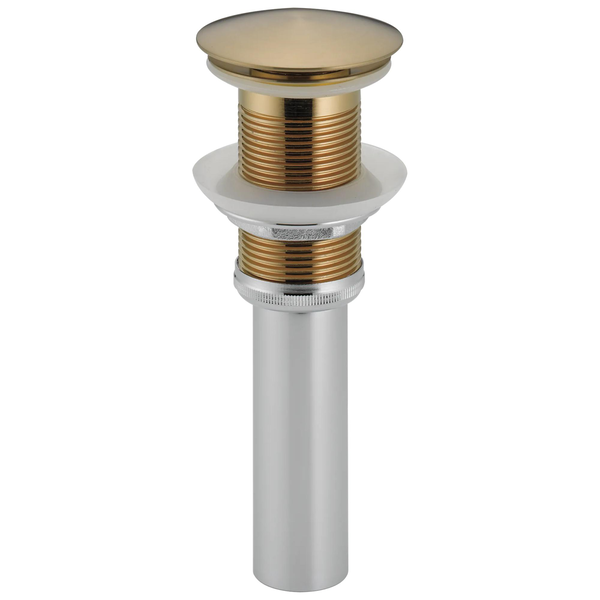 ㊳PARADYM TD 10.5 LH Push Pop-Up Less Overflow in Champagne Bronze 72172-CZ | Delta Faucet