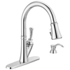 Single Handle Pull-Down Kitchen Faucet with Soap Dispenser and ShieldSpray&reg; Technology (Recertified)
