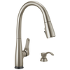 Dunsley Single Handle Pull-Down Kitchen Faucet with Touch<sub>2</sub>O&reg; and VoiceIQ&reg; Technology (Recertified)