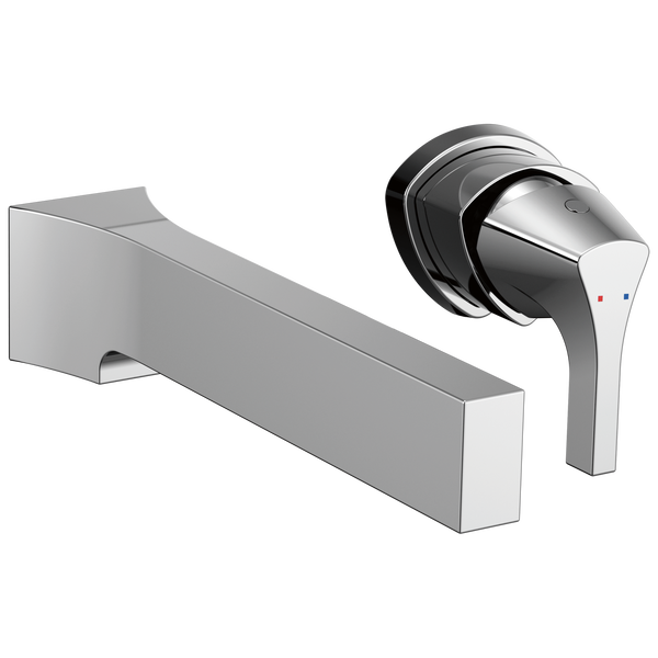 Single Handle Wall Mount Bathroom Faucet Trim in Chrome T574LF-WL