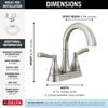Two Handle Centerset Bathroom Faucet