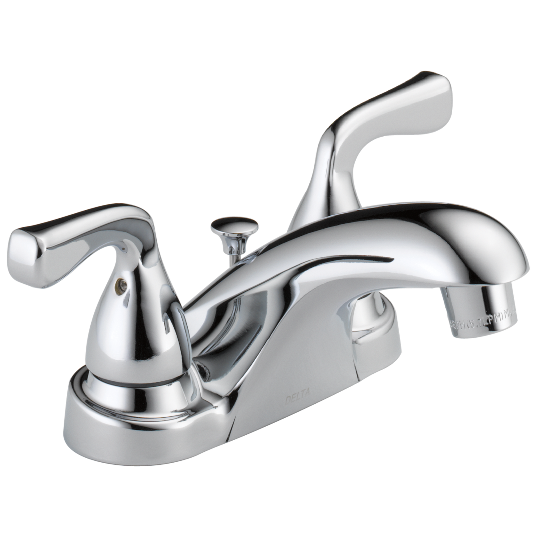 Two Handle Centerset Bathroom Faucet (Recertified)