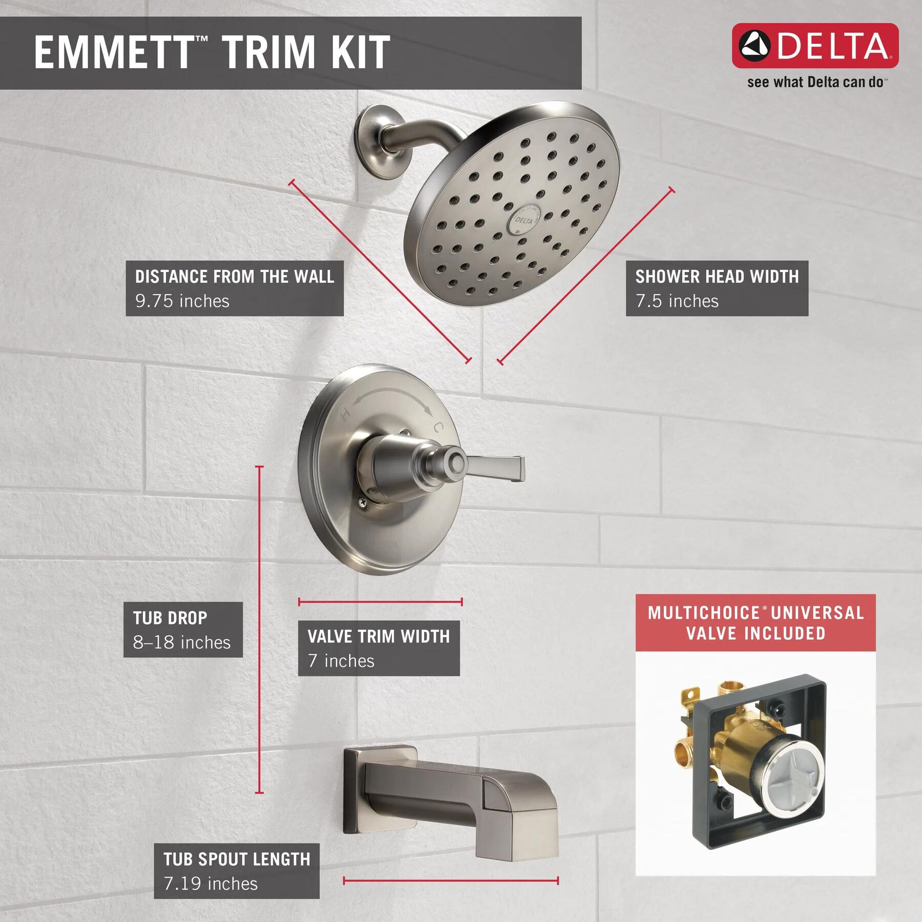 Monitor&reg; 14 Series Tub & Shower Trim