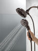 H<sub>2</sub>Okinetic&reg; In2ition&reg; 5-Setting Two-in-One Shower