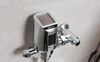 Electronic Exposed Urinal Flush Valve with Mechanical Manual Override - Solar Operated