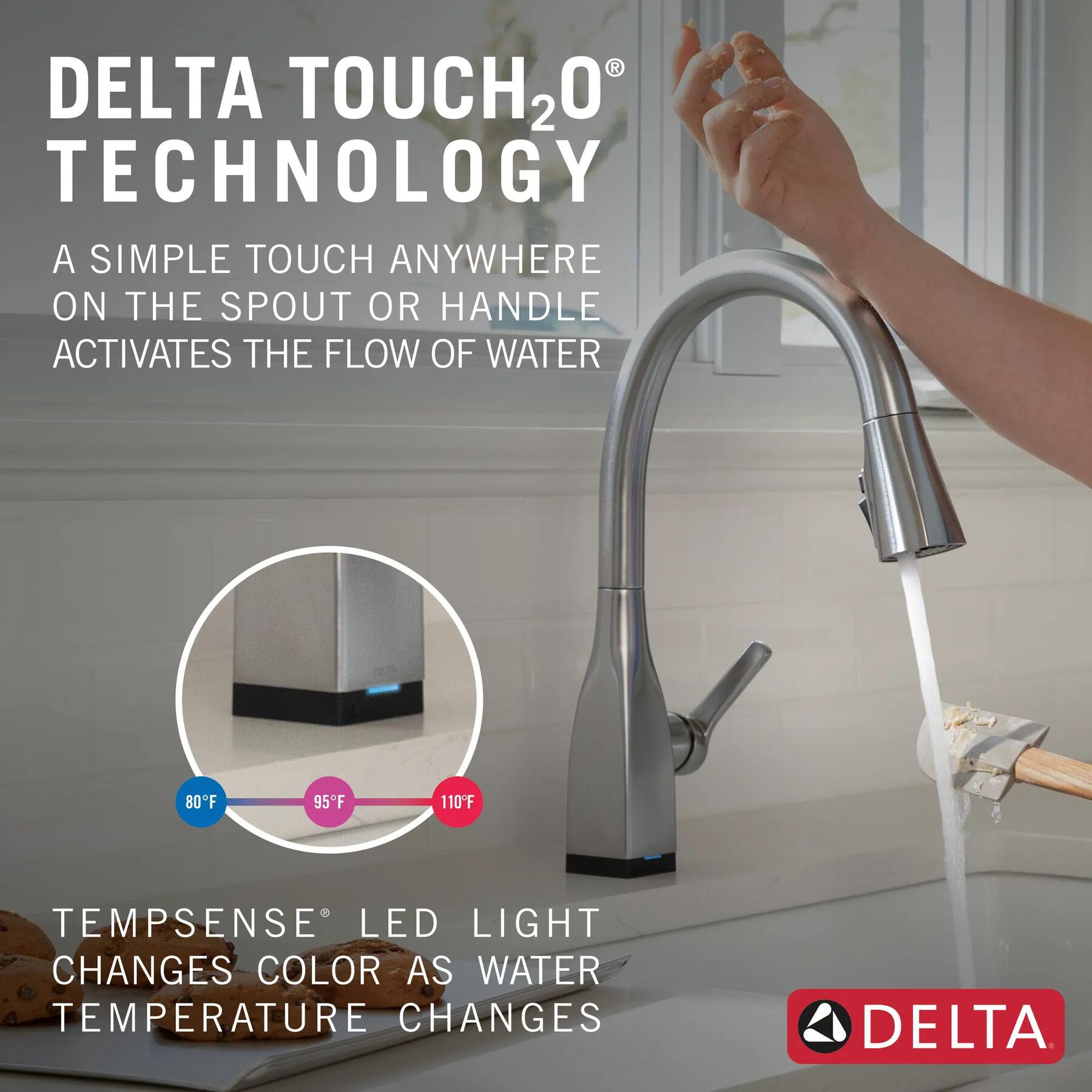 Touch<sub>2</sub>O&reg;  Pull-Down Kitchen Faucet (Recertified)