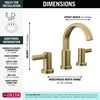 Two Handle Widespread Bathroom Faucet (Recertified)