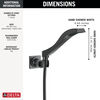 Premium Single-Setting Adjustable Wall Mount Hand Shower