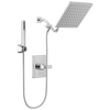 Monitor 14 Series Shower Trim with 10-Inch Raincan Combination Showerhead Bundle