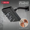 H<sub>2</sub>Okinetic&reg; Single-Setting Metal Raincan Shower Head