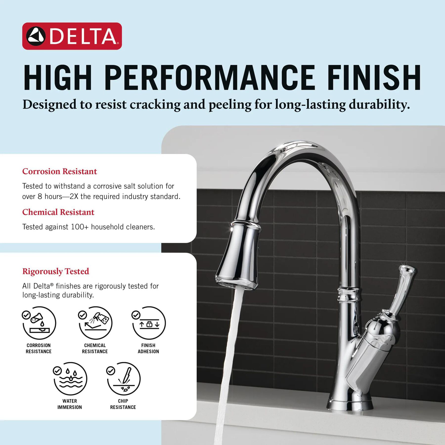 Single Handle Pull-Down Kitchen Faucet with Soap Dispenser and ShieldSpray&reg; Technology