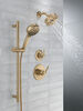 7-Setting Slide Bar Hand Shower with Cleaning Spray