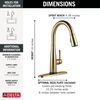 VoiceIQ&reg; Single Handle Pull-Down Faucet with Touch<sub>2</sub>O&reg; Technology (Recertified)