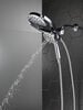 HydroRain&reg; 4-Setting Two-in-One Shower Head (Recertified)