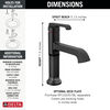 Single Handle Bathroom Faucet (Recertified)