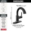 Single Handle Pull-Down Bathroom Faucet