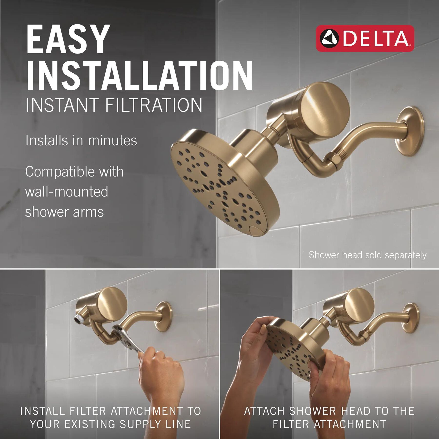 Premium Shower Filter with Extra Filter Bundle