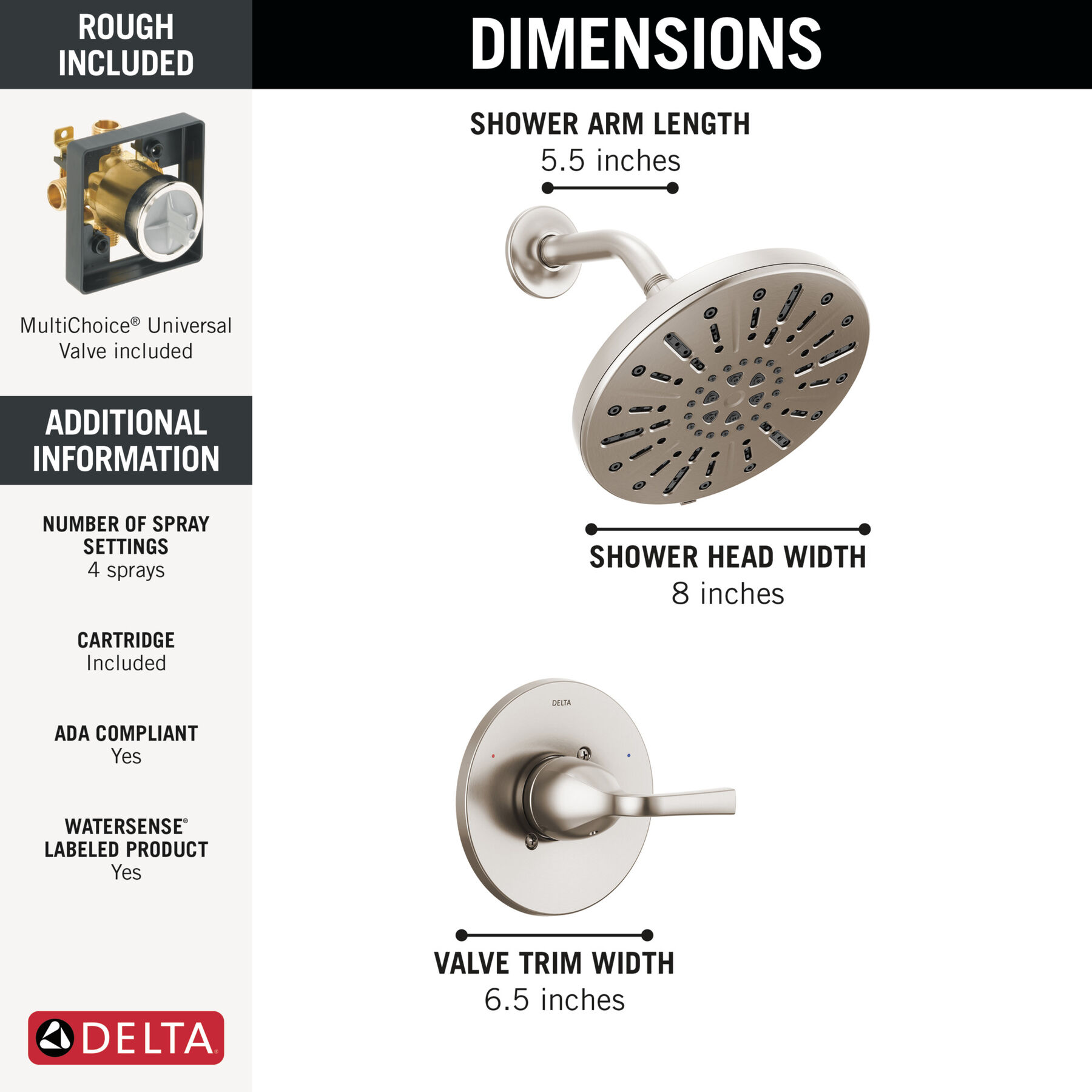 Monitor&reg; 14 Series Shower Only