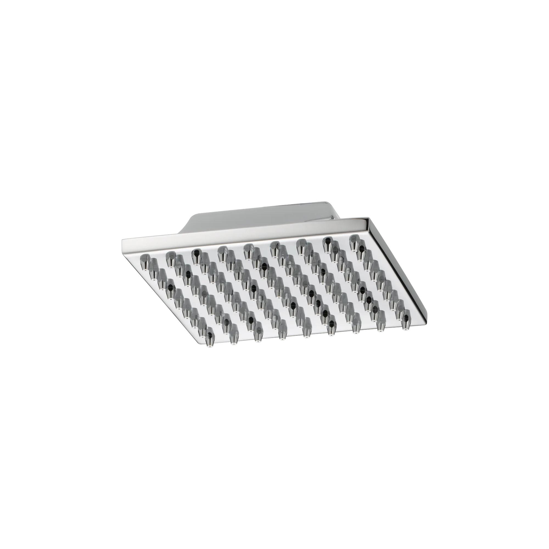 Single-Setting Metal Raincan Shower Head