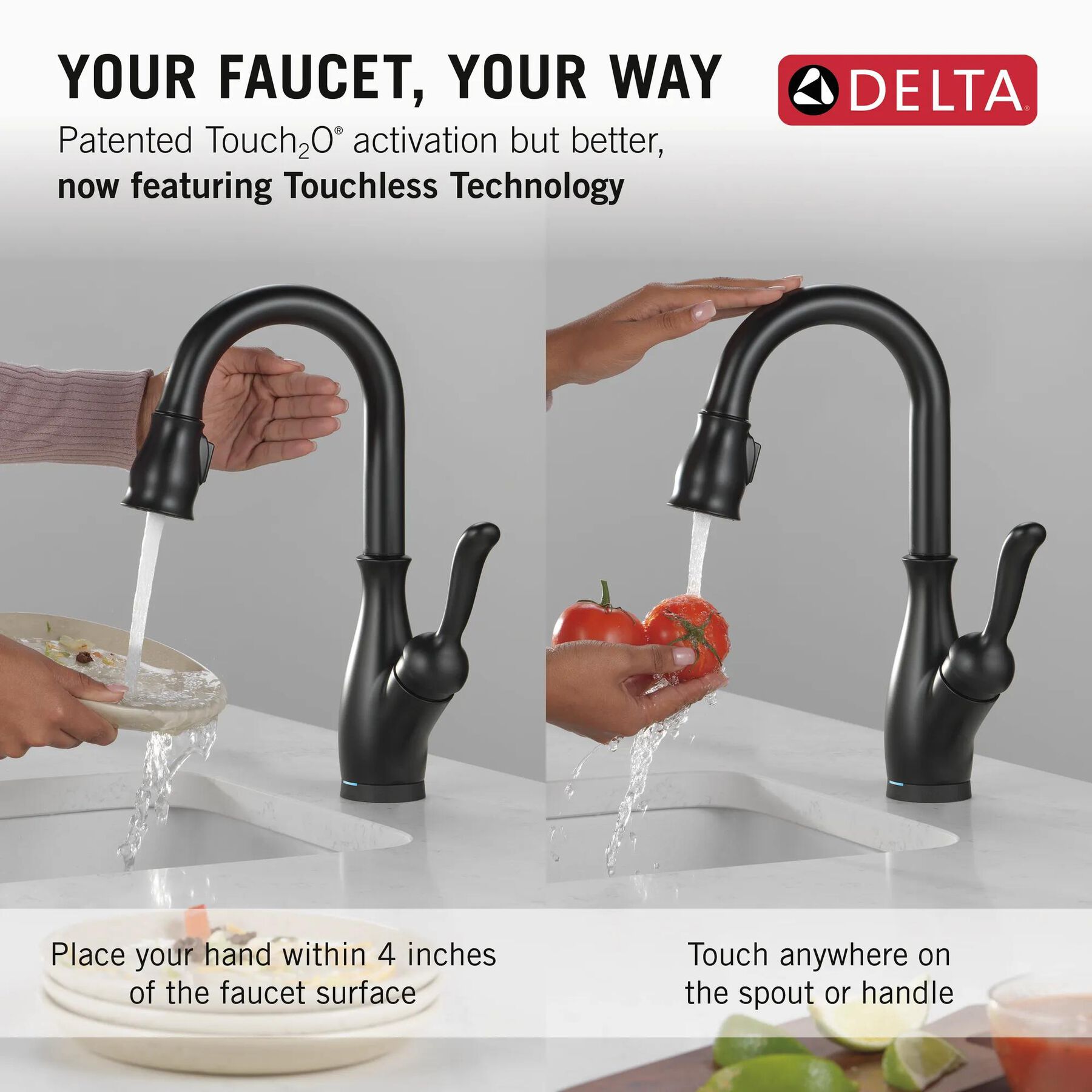 Touch2O&reg; Bar / Prep Faucet with Touchless Technology