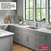30&rdquo; Granite Composite Workstation Kitchen Sink Undermount Single Bowl with WorkFlow&trade; Ledge and Accessories in Dark Grey