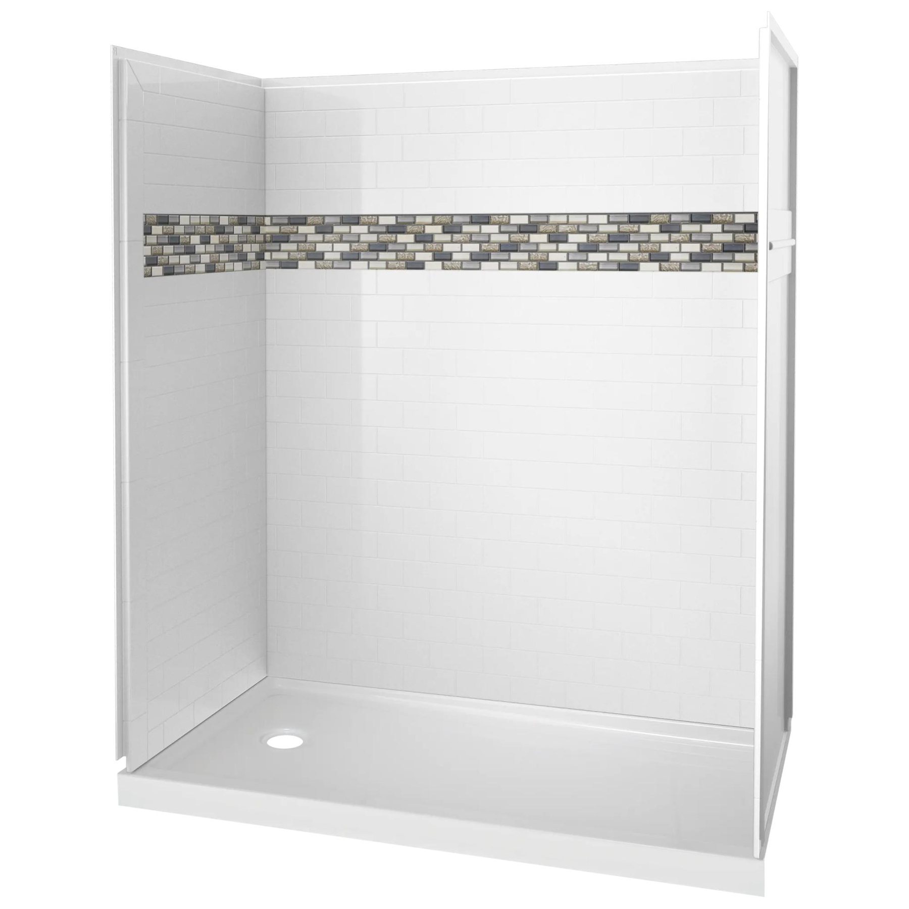 60" x 32" Shower Base - Left Drain