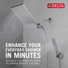 Monitor 14 Series Shower Trim with 10-Inch Raincan Combination Showerhead Bundle