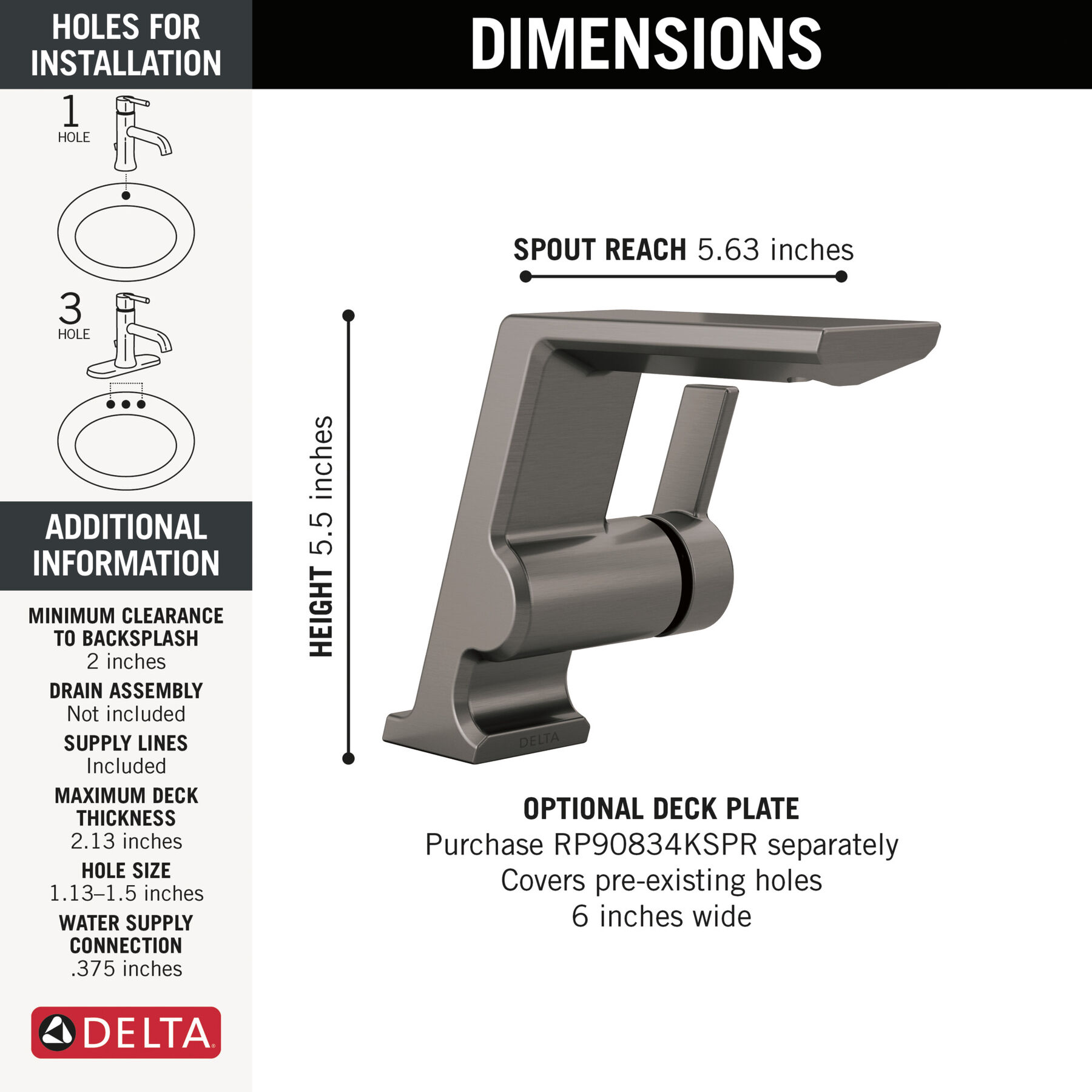 Single Handle Bathroom Faucet
