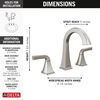 Two Handle Widespread Bathroom Faucet