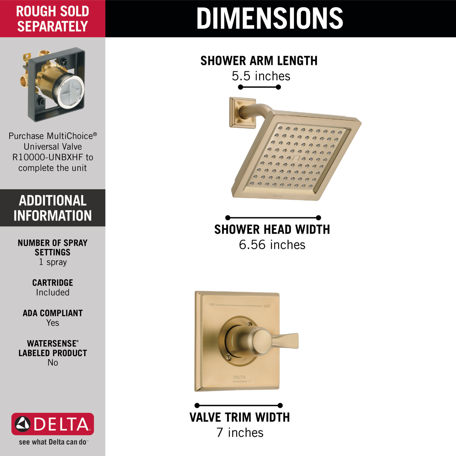 Monitor&reg; 14 Series Shower Trim