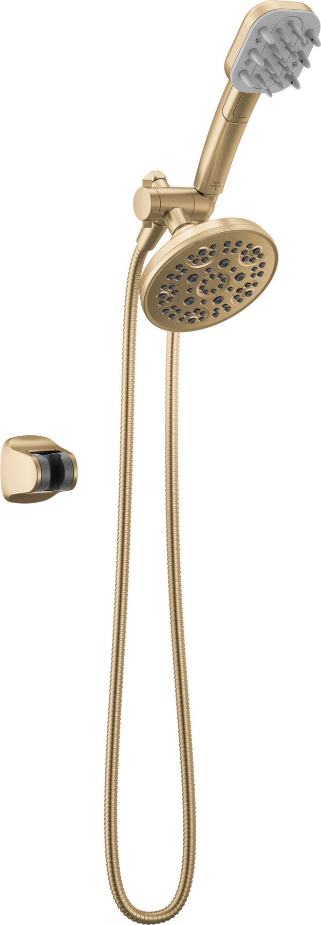 Detangling Hand Shower with 5- Setting Showerhead Bundle