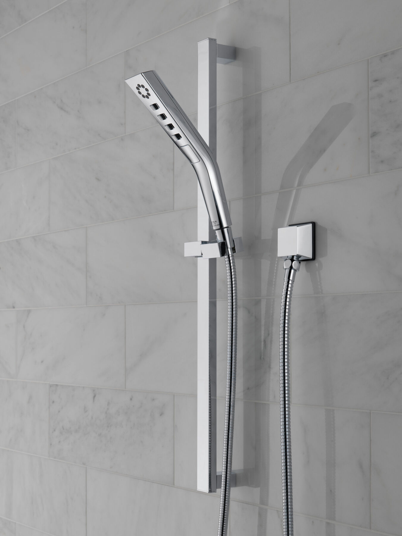 H<sub>2</sub>Okinetic&reg; 3-Setting Slide Bar Hand Shower