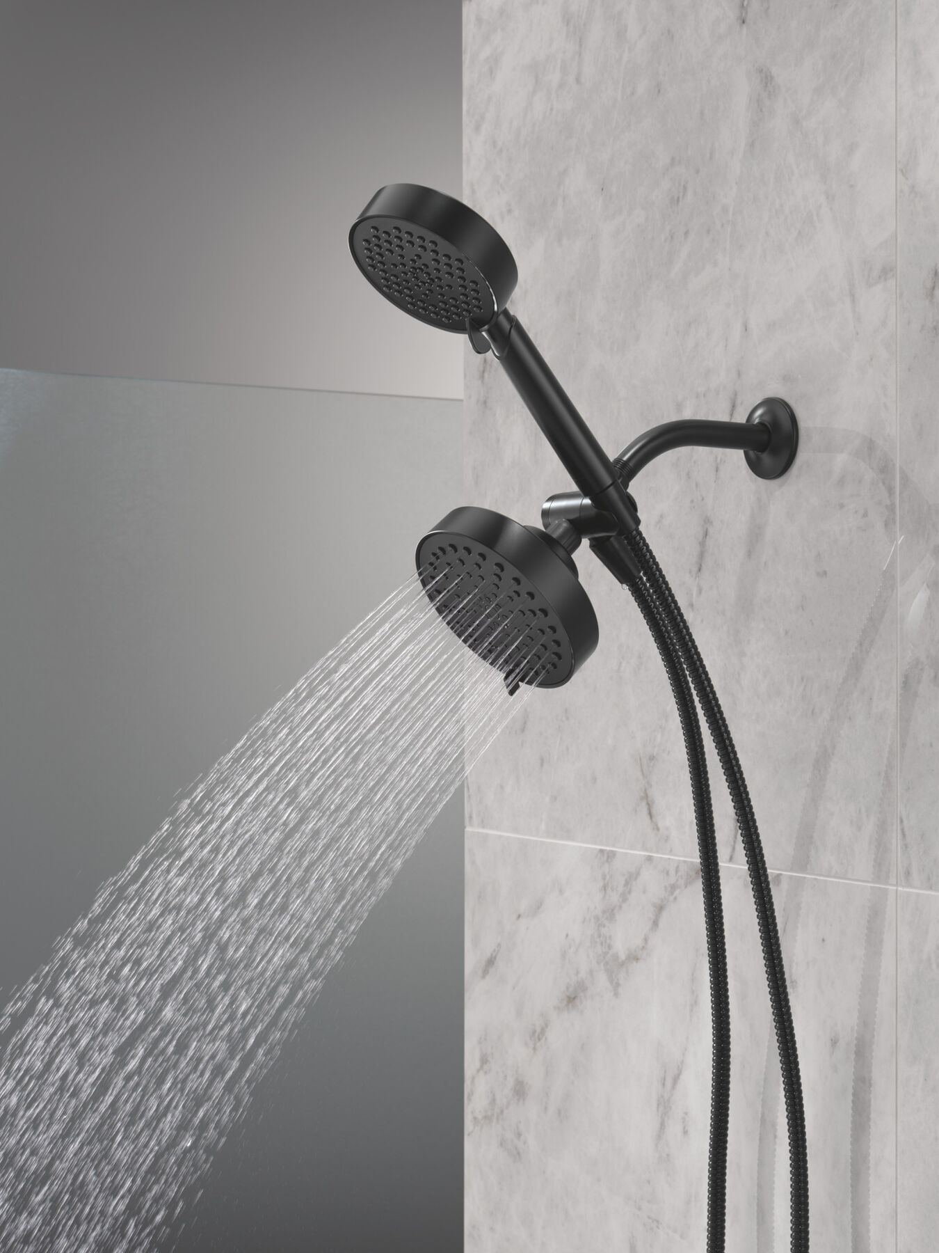 5-Setting Two-in-One Combination Shower with Additional Mount