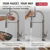Touch<sub>2</sub>O&reg; Technology Kitchen Faucet with Touchless Technology