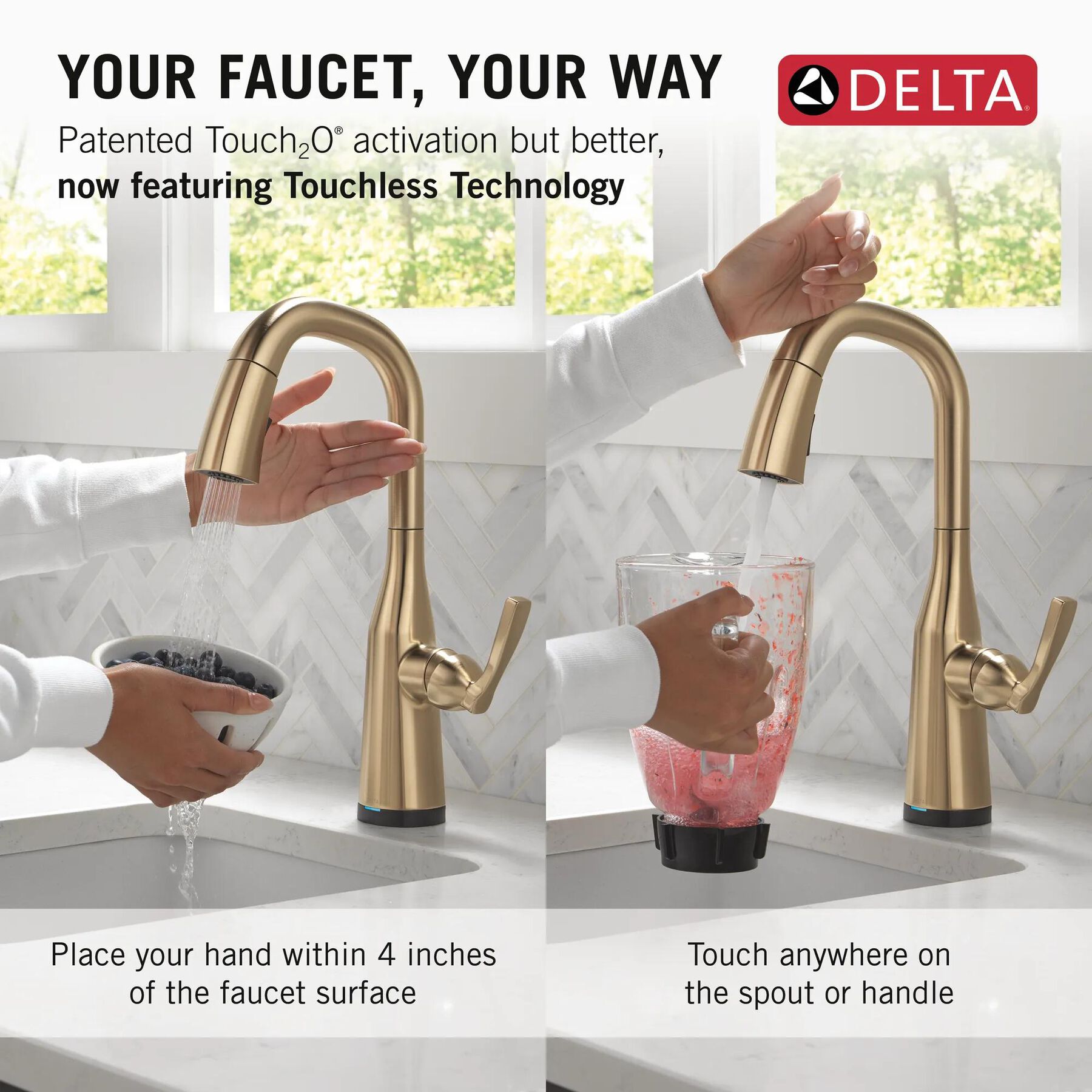 Touch2O&reg; Bar / Prep Faucet with Touchless Technology
