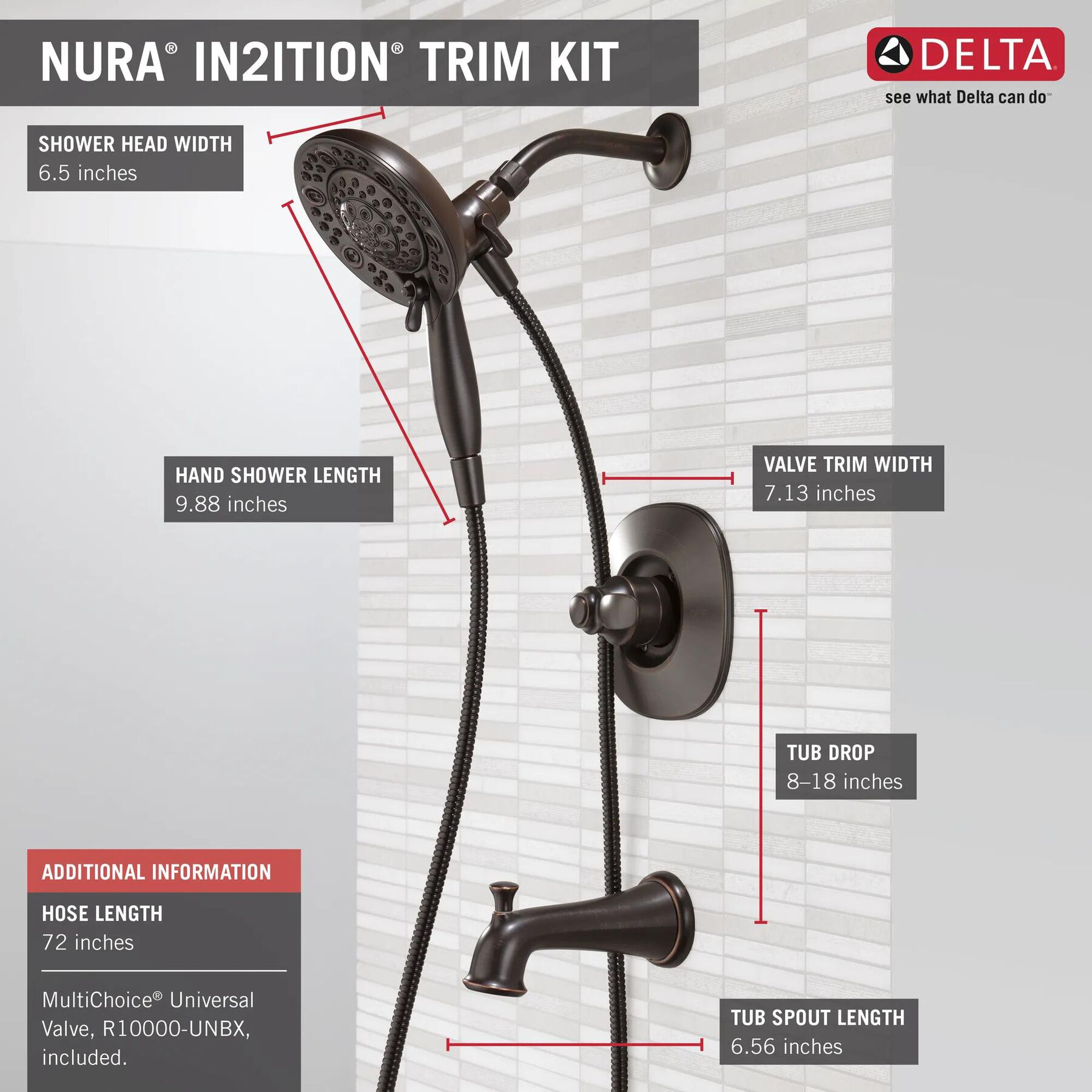 Monitor&reg; 14 Series Tub & Shower with In2ition&reg;