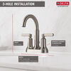 Two Handle Centerset Bathroom Faucet (Recertified)