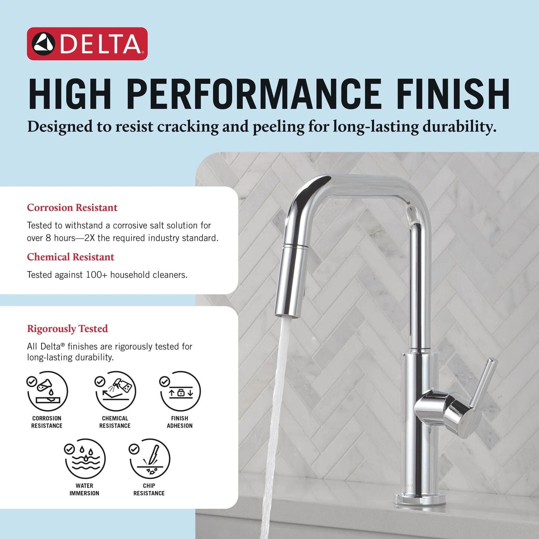 Single Handle Pull-Down Kitchen Faucet