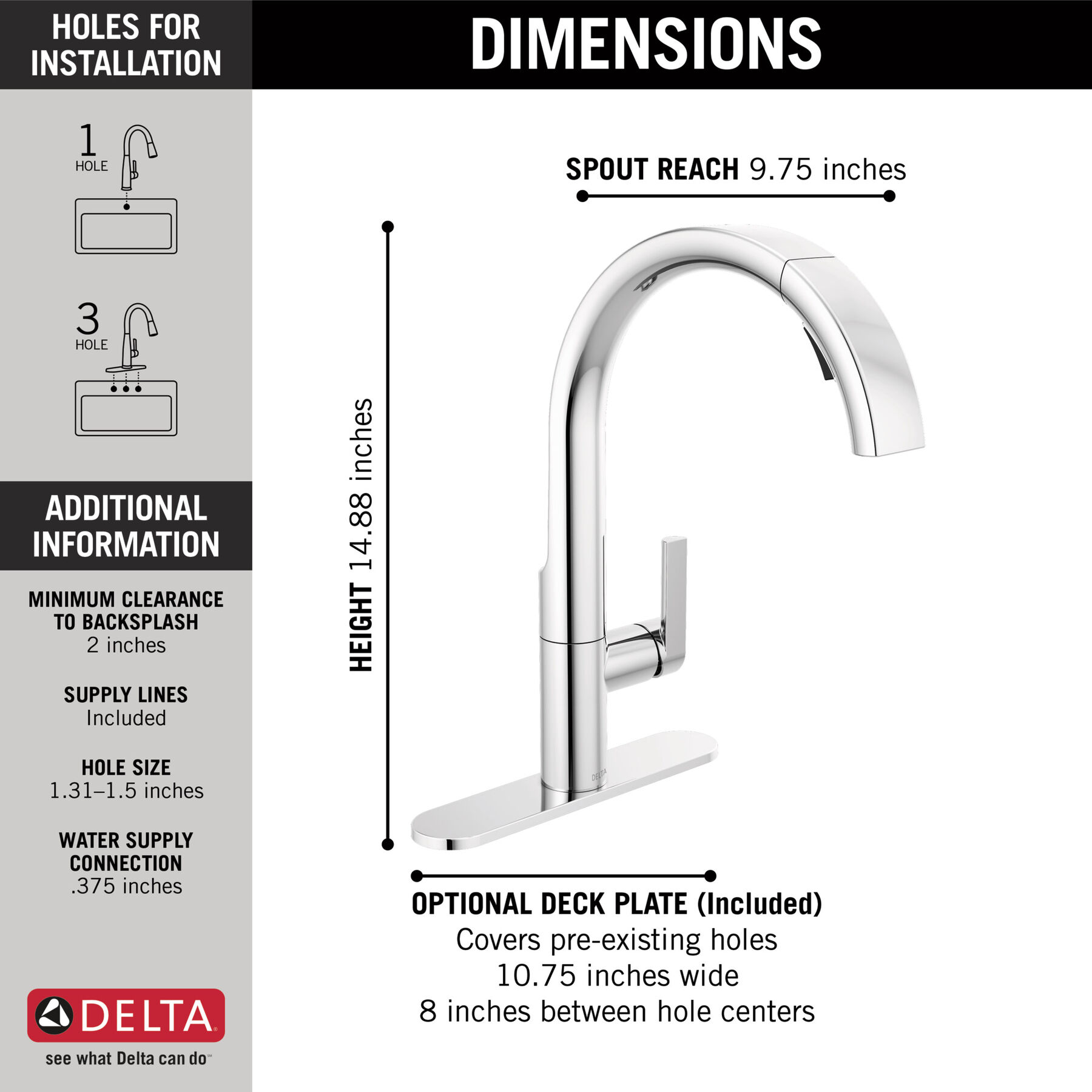 Pull-Down Kitchen Faucet (Recertified)