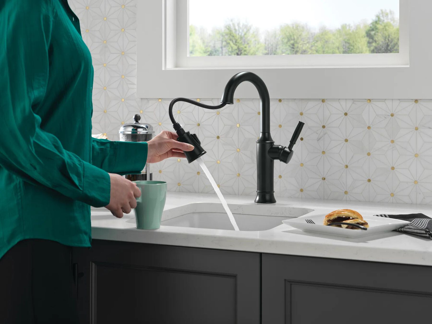 Single Handle Pull-Down Bar / Prep Faucet