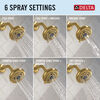 Widespread Lavatory Faucet with 14 Series Tub Shower Trim and Rough Bundle