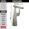 Single Handle Vessel Bathroom Faucet