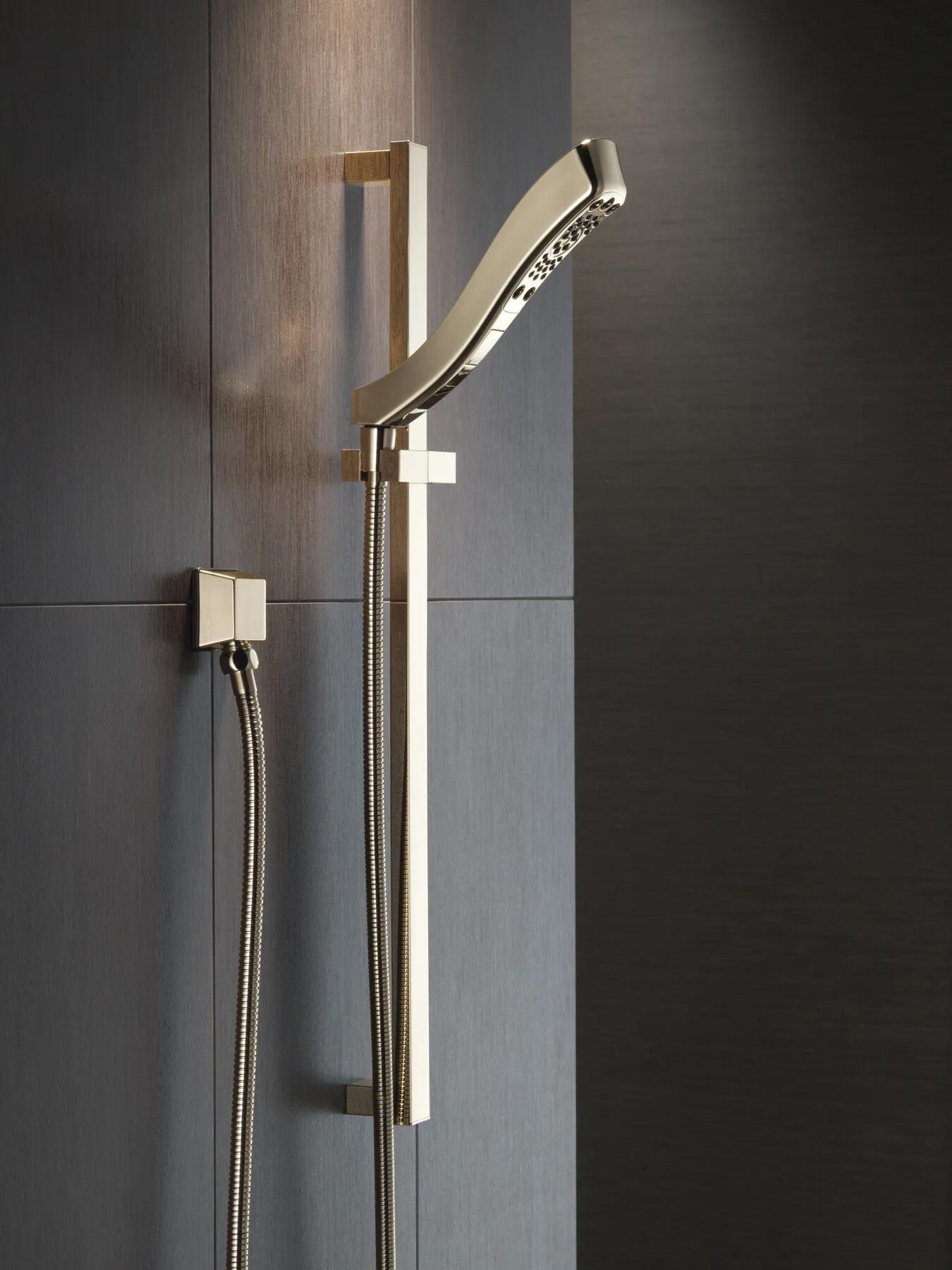 H<sub>2</sub>Okinetic&reg; 4-Setting Slide Bar Hand Shower